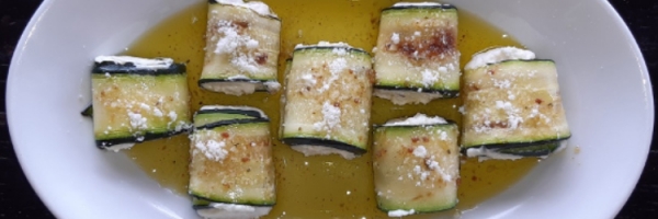 Zucchiniröllchen mit Ricotta - Gérard Caravaning